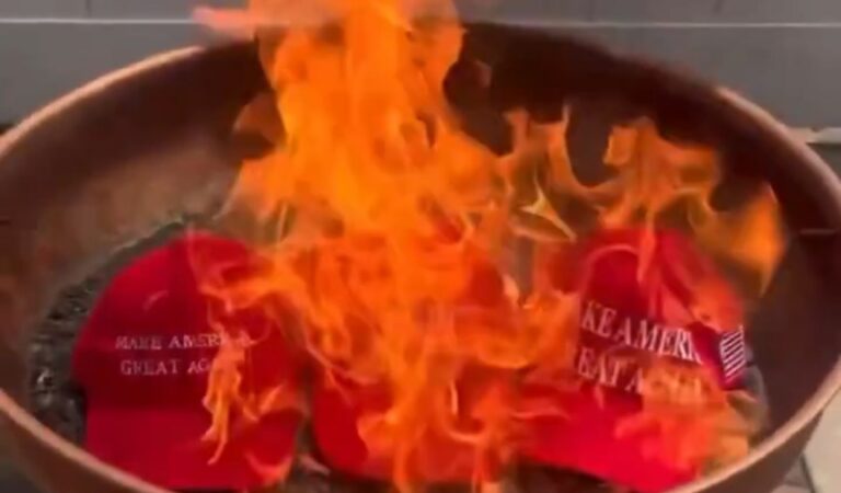 MAGA Supporters Are Furious With Trump, Burning Their Hats