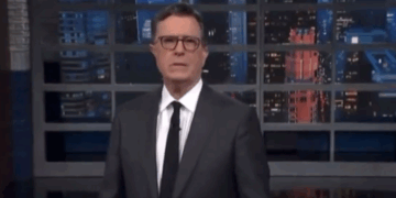 Stephen Colbert's monologue (X screenshot)