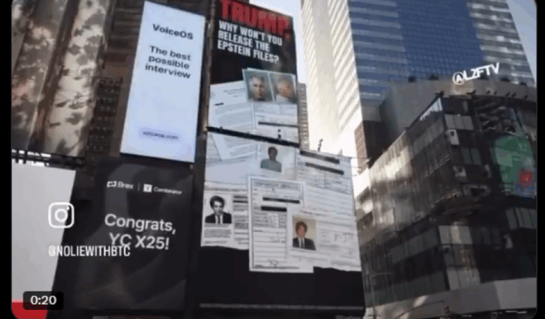 NYC Just Erected Billboard That’s Guaranteed To Ruin Trump’s Day NYC Just Erected Billboard That’s Guaranteed To Ruin Trump’s Day