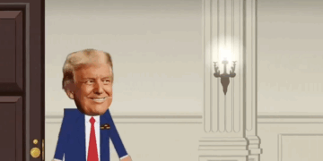 Donald Trump on South Park (X screenshot)