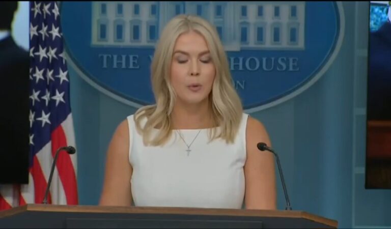 Karoline Leavitt Explodes At Press Over Trump’s Summit — Wildly Claims They’re ‘Rooting Against Peace’