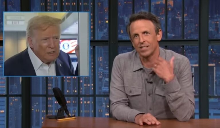 WATCH: Seth Meyers Brutally Roasts Trump For Being Confused By His Own Conspiracy Theories
