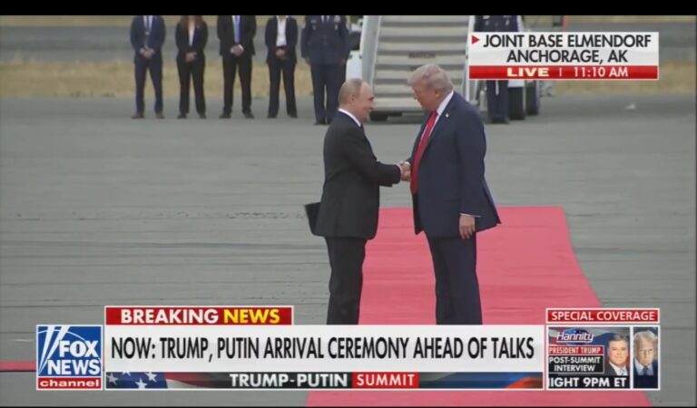 Watch The Way Trump Greets Putin On Tarmac: ‘Sick’