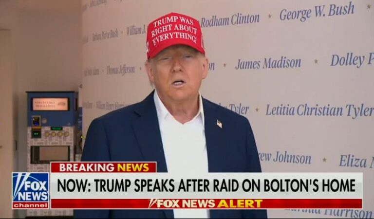 Trump Breaks His Silence On John Bolton Raid Trump Breaks His Silence On John Bolton Raid