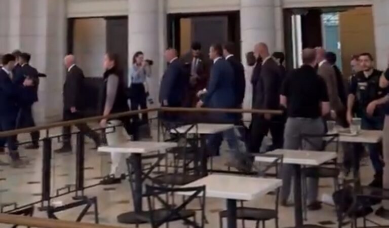 Vance And Hegseth Face Hostile Reception As They Leave Union Station