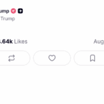 Trump posts "Bela" (Truth Social screenshot)