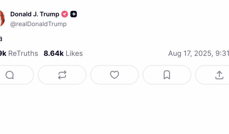 Trump Drops Random Name In Social Media Rant Following Putin Meeting Backlash
