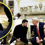 Trump, Zelenskyy and "cankles" (X screenshot)