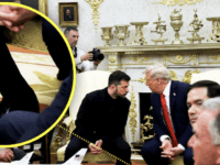 Trump, Zelenskyy and "cankles" (X screenshot)
