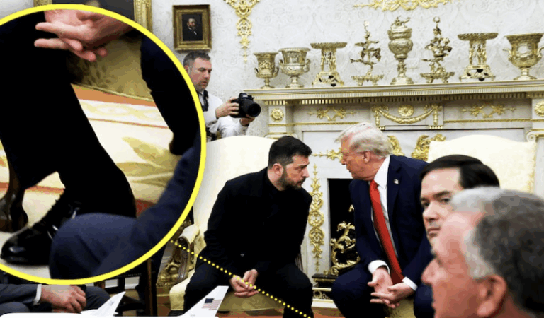 White House Appears To Cover Up Trump’s Cankles In Official Photo From Zelensky Meeting
