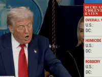 Trump and crime stats (X screenshot)