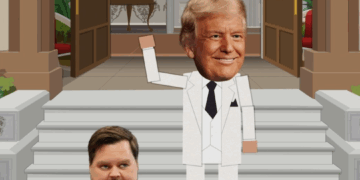 South Park's Trump and Vance (X screenshot)