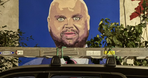 Democratic Group Put Up A Mural Of The Bald Baby JD Vance Meme On Full Display Inside Philly Restaurant