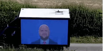 The JD Vance meme truck (X screenshot)