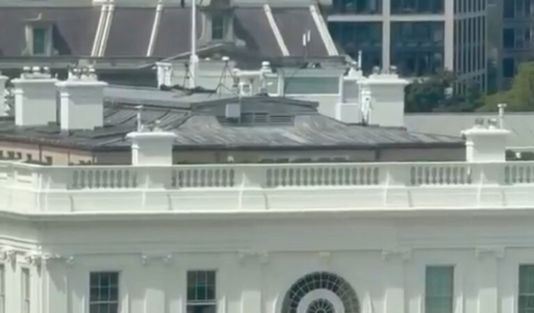 Shocking Video Clip Emerges Of Object Being Thrown From White House Window